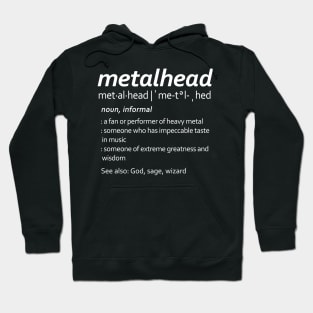 Blegh Definition Metal Music Fan Hoodie